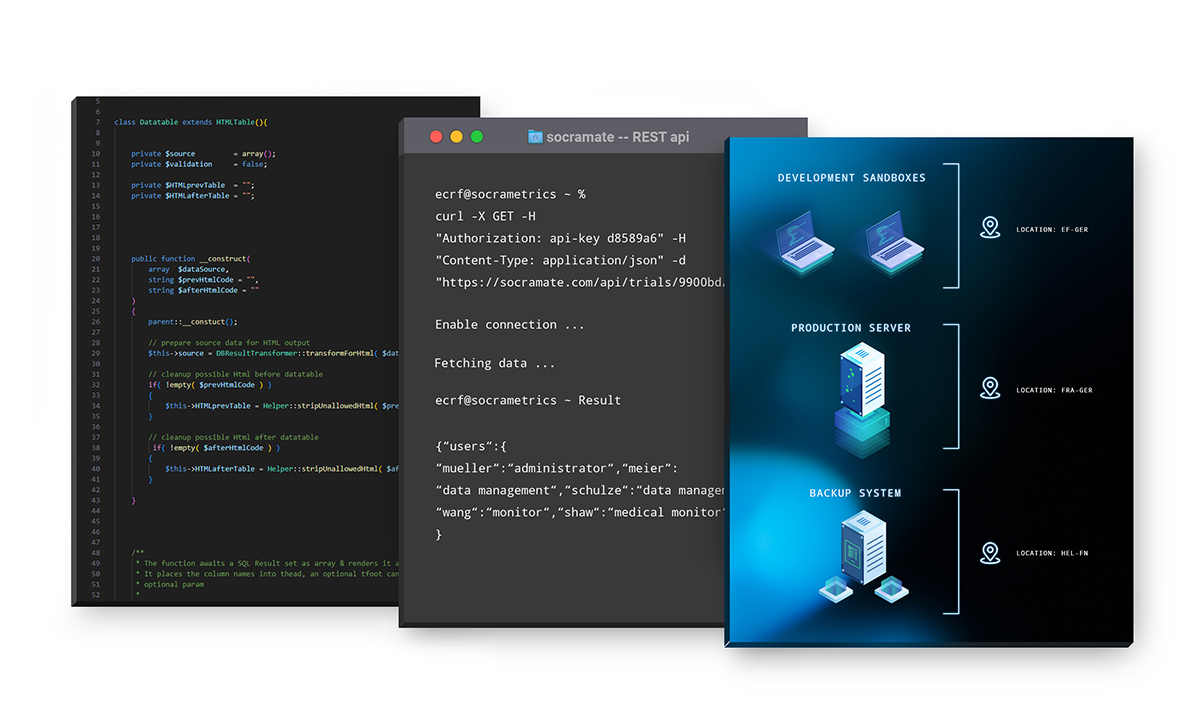 Software development of SocraMate ecrf system